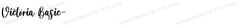 Victoria Basic字体转换
